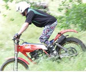 Classic Trials at Spencerville, Graham Slee. Honda TLR200